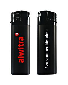 Feuerzeug schwarz matt ( 50er VPE )